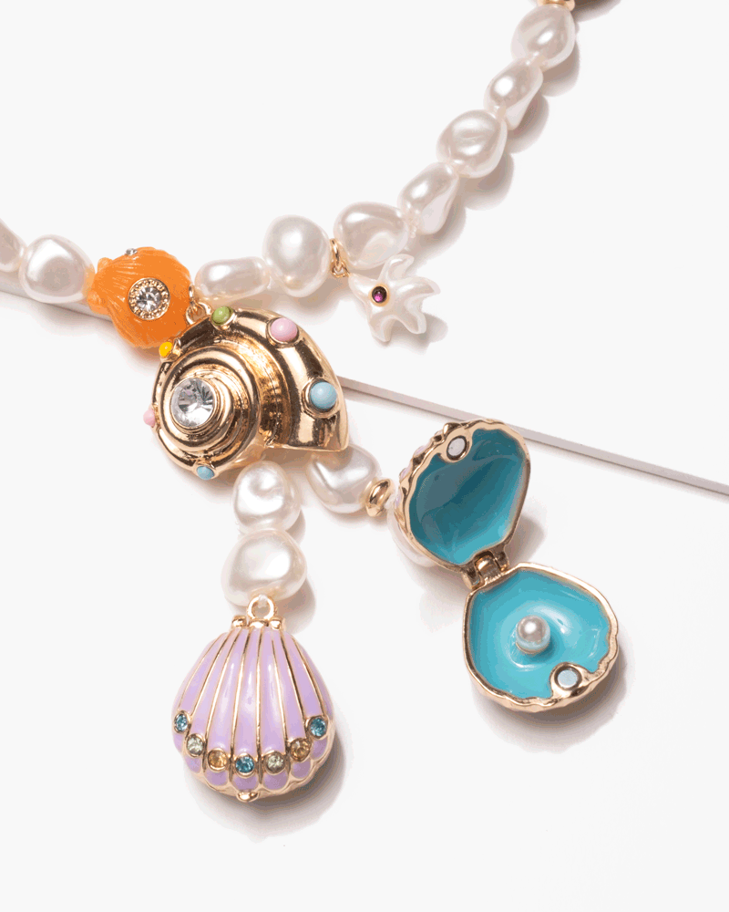 Disney The Little Mermaid Ariel Shell Locket Necklace
