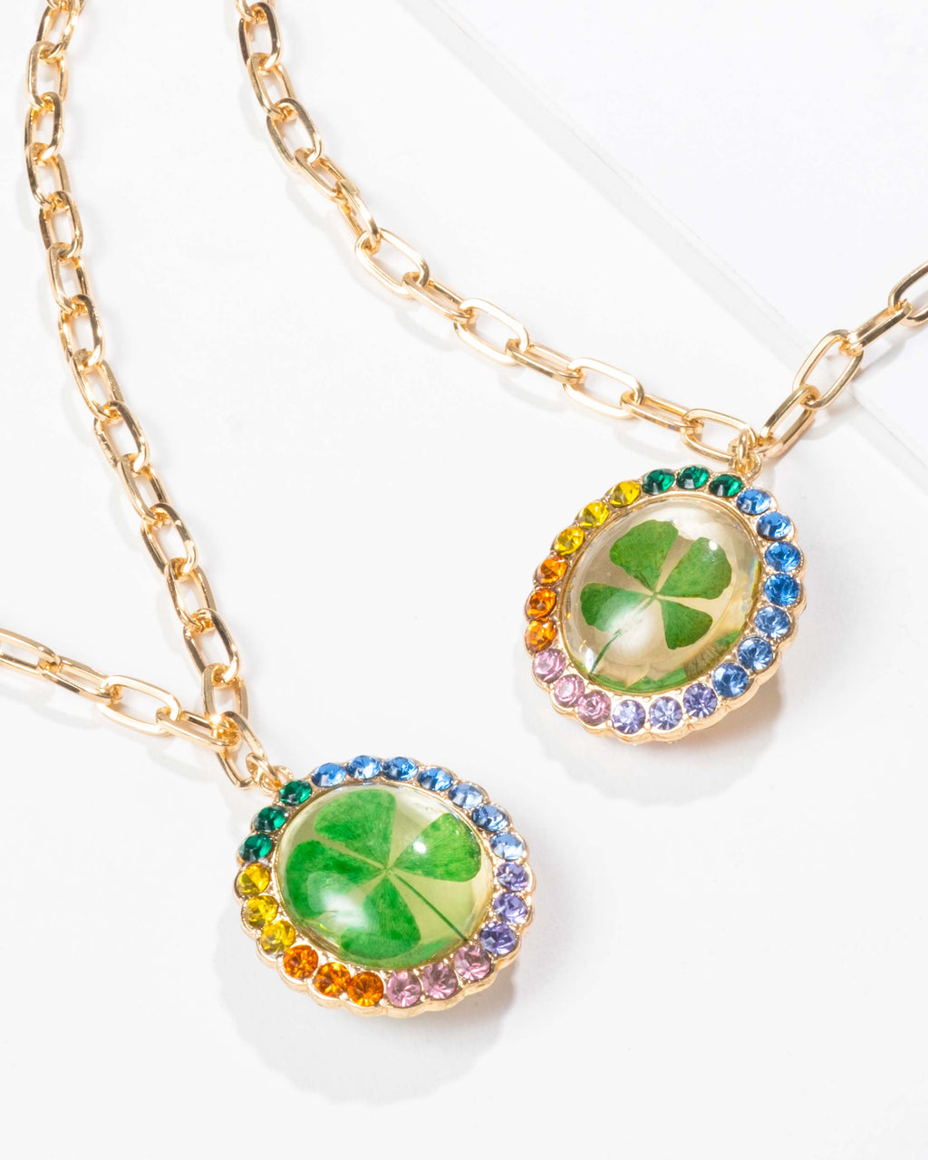Lucky Streak REAL 4-Leaf Clover Necklace